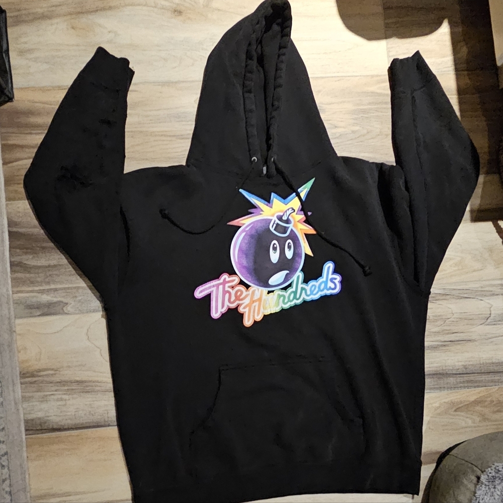 The Hundreds Black Hoodie with Logo